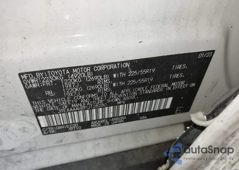 2023 Toyota Venza Nightshade Edition from USA, damaged, VIN JTEAAAAH7PJ128280